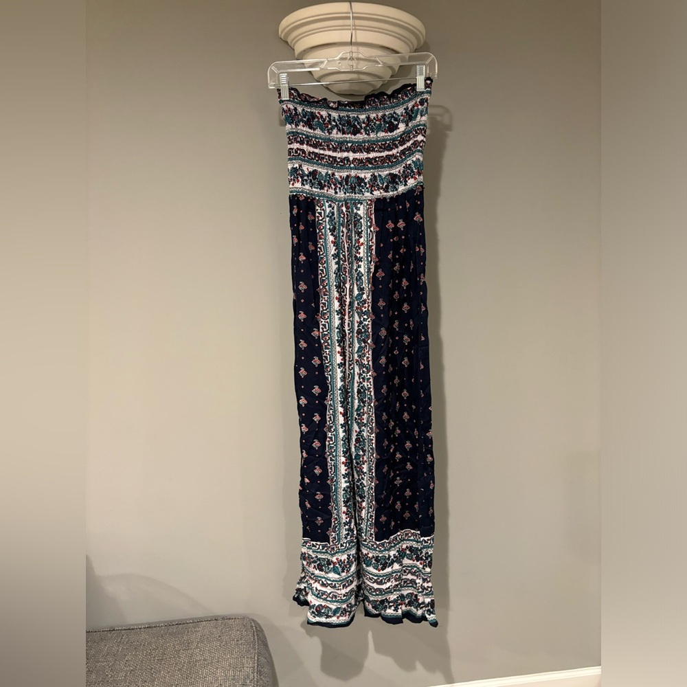 Medium Navy Strapless Dress Women’s Angie